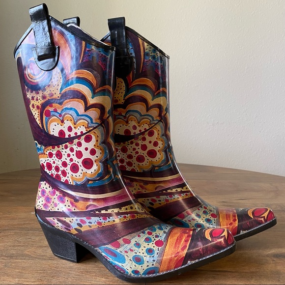 corkys rodeo rain boots